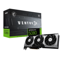 MSI VENTUS 3X OC GeForce RTX 5080 16GB GDDR7 DLSS4 videókártya