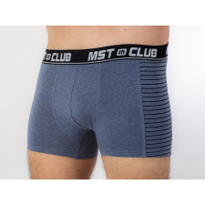 MST Boxer oldal csíkos mintával XL, Melír kék férfi alsó