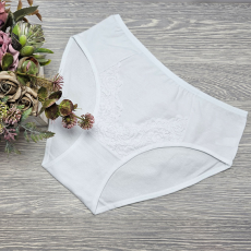 MST Magas derekú női alsó csipke díszítéssel XL/2XL, Fehér