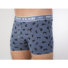 MST Mintás boxer 2XL, Melír kék