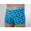 MST Mintás boxer M, Világos kék