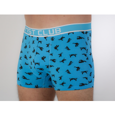 MST Mintás boxer XL, Világos kék