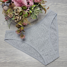 MST Női bugyi bordás anyagból Világos szürke, XL/2XL női alsó