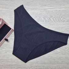 MST Női bugyi bordás anyagból XL/2XL, Fekete női alsó