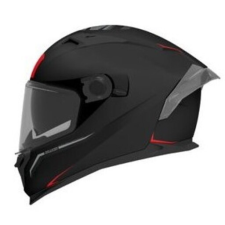 MT HELMETS MT BRAKER SV SOLID A1 zárt bukósisak fényes fekete bukósisak