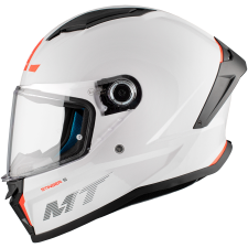 MT HELMETS MT Stinger 2 Solid zárt motoros bukósisak fényes fehér bukósisak