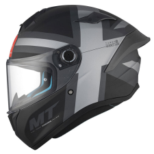 MT HELMETS MT TARGO S BRITAIN C2 integrált bukoósisak matt fekete-szürke bukósisak