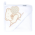 MT T Fürdőlepedő kapucnival - Fehér - szívecskés maci hímzéssel