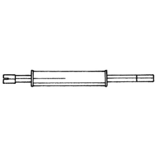 MTS első kipufogó dob 1020mm kipufogó alkatrész