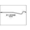 MTS kipufogócső MTS 01.40358