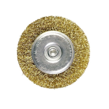 MTX 100x6mm réz drótkorong, kefekorong ütvefúróhoz hullámos barkácsolás, csiszolás, rögzítés