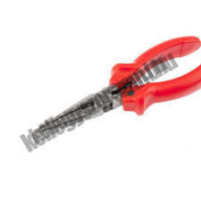 MTX 160mm Standard kúpos hosszú csõrû fogó csiszolt króm barkácsolás, csiszolás, rögzítés