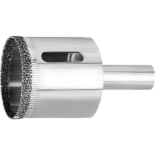 MTX 45x67mm galvanizált gyémánt körkivágó, üveg/kerámia barkácsgép tartozék