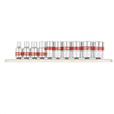 MTX Dugókulcs készlet 1/4", hatlapfejû, 10 db 4- 13mm bi Hexagonal dugókulcs