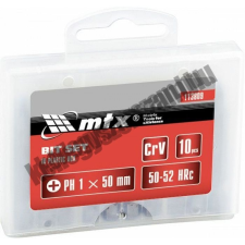 MTX fejkészlet PH1x50 mm, acél 45X 10 db bitfej készlet