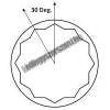 MTX racsnis csillag- villás kulcs CrV 11mm