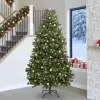  Mű karácsonyfa LED -es lámpákkal Zöld 270 cm PVC és fém