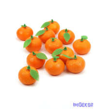  Mű mandarin egész 12db/csomag - Narancs dekorációs kellék