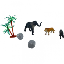  Műanyag állatok - Afrikai állatok - 18 játékfigura
