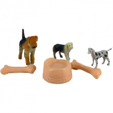  Műanyag állatok - Kutyák - 8 játékfigura