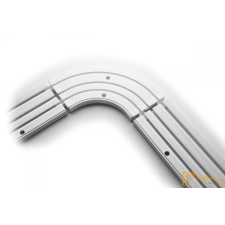  Műanyag belső ív üreges és fabetétes profilhoz 3 pályás 1 db/csomag karnis, függönyrúd