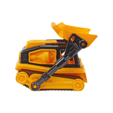  Műanyag buldózer autópálya és játékautó