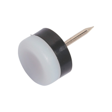 Műanyag bútoralátét szeggel átmérő 18 mm 8 darab fehér bútor