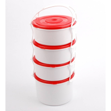 Műanyag ételhordó 3+1 részes (1+1.7liter) konyhai eszköz