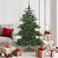  Műanyag Hajtogatós Karácsonyfa with LEDs állvánnyal 150cm PVC műfenyő
