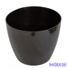  Műanyag kaspó Oslonka D23 M19 cm - Grafit dekorációs kellék