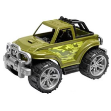  Műanyag katonai terepjáró - 35 cm autópálya és játékautó