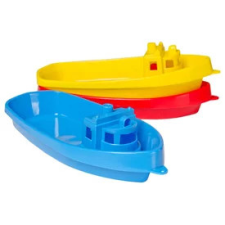 Műanyag kishajó - 38 cm, többféle kerti játék