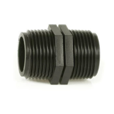  Műanyag közcsavar 5/4&quot; külső x 5/4&quot; külső öntözéstechnikai alkatrész