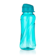 Műanyag kulacs, türkizkék (500 ml) kulacs, kulacstartó