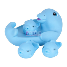 Műanyag Műanyag fürdőjáték - delfin család fürdőszobai játék