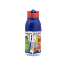 Műanyag palack kihúzható szívószállal Avengers, 420ml, 74135 kulacs, kulacstartó