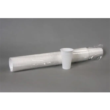 . Műanyag pohár, 2 dl, 100 db, fehér papírárú, csomagoló és tárolóeszköz