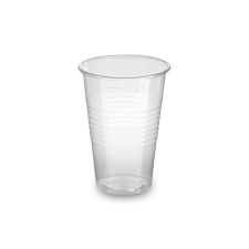 Műanyag pohár átlátszó - PP 200ml party kellék