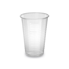  Műanyag pohár átlátszó - PP 300ml party kellék