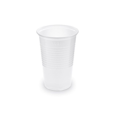 Műanyag pohár fehér - PP 200ml party kellék
