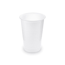 Műanyag pohár fehér - PP 300ml party kellék