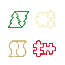  Műanyag süteménykiszúró, hézagmentes sütikiszúró – DELÍCIA – 4 darab sütés és főzés