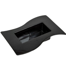  Műanyag tál grafit szürke Szafari M5x24X12cm dekorációs kellék