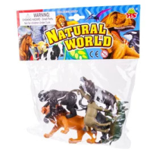  Műanyag vadállat 6 darabos készlet játékfigura