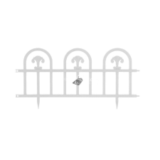  Műanyag virágágyás szegély, kerítés kerti dekoráció