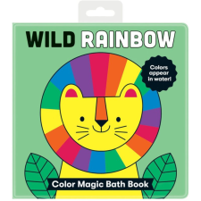 Mudpuppy Color Magic Bath Book Wild Rainbow fürdési játékkönyv 0+ y 1 db készségfejlesztő