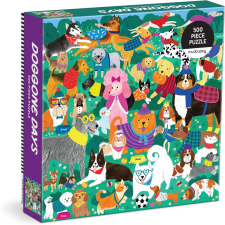Mudpuppy Family puzzle Kutyanap a parkban 500 db puzzle, kirakós