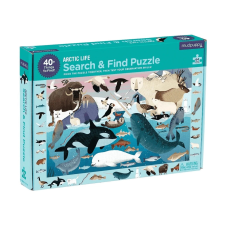 Mudpuppy puzzle rakd össze és keresd meg, Élet az Arktiszon puzzle, kirakós