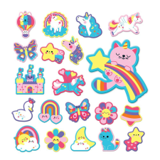 Mudpuppy Unicorn Dreams ragasztható habfürdő formák Mudpuppy fürdőszobai játék