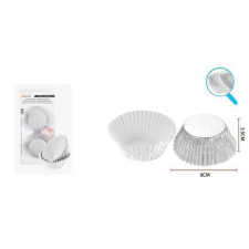  MUFFIN FORMA PAPÍR EZÜST 12CM 20DB/CSOM konyhai eszköz